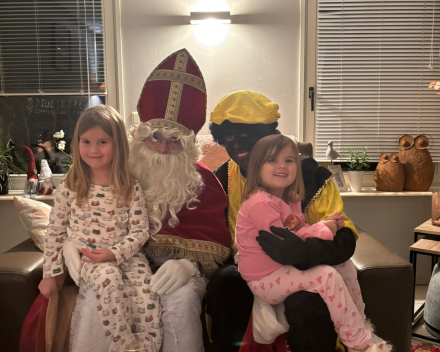 De Sint op bezoek