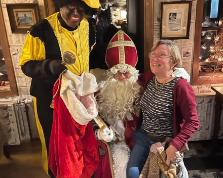 De Sint op bezoek
