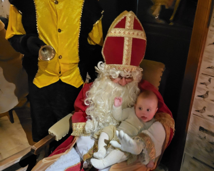 De Sint op bezoek