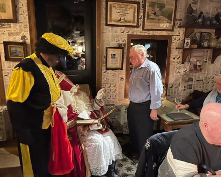De Sint op bezoek