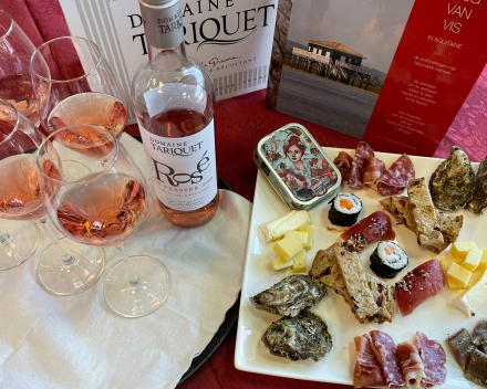Tapasweekend 10/11 juli met rosé wijn van Tariquet