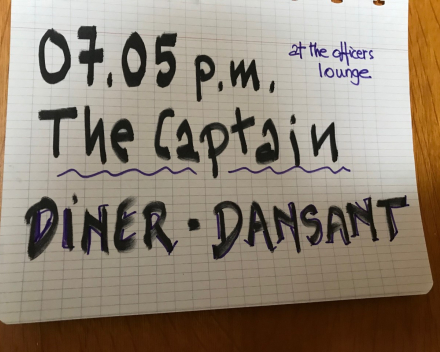 The Captains diner –dansant