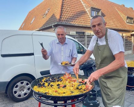 Paella in de Stoasje