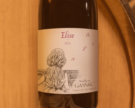Elise  Moulin de Gassac  IGP Vin de l'Hérault  - € 8.50 btw in