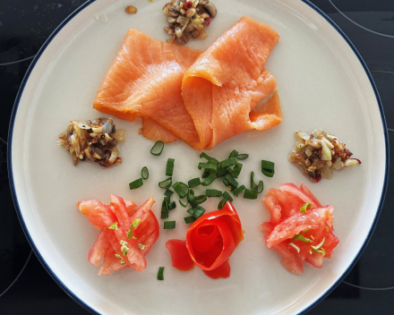 Nog vooraleer de zalm zal kraaien, zal je me...